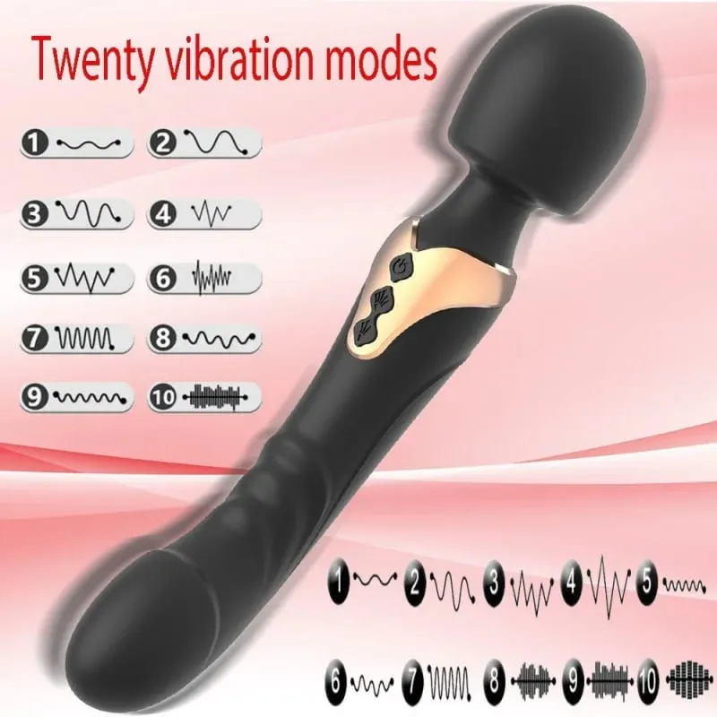 Dual Motor Masturbation Soft Stick Dildos Silicone Vibrators G-Spot Clitoris Stimulator Adult Sex Toys