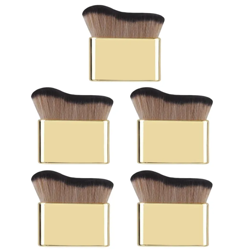 Body Self Tanning Brush Gold Soft Makeup Brushes Portable Self Tan Brush Neck Leg Foundation Sunscreen Cream Applicator Tools