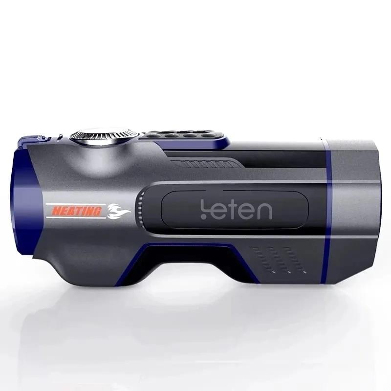 Leten 708 futuro de alta velocidade automático telescópico masturbador masculino vagina real buceta aquecimento gemendo masturbação brinquedo sexual para homem