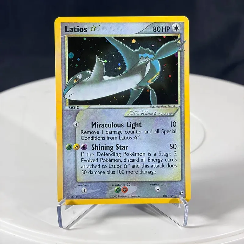 Proxy Cards EX Series Rayquaza Gold star Charizard Gengar Pikachu Hobbies Hobby Collectibles Game Collection Anime Cards