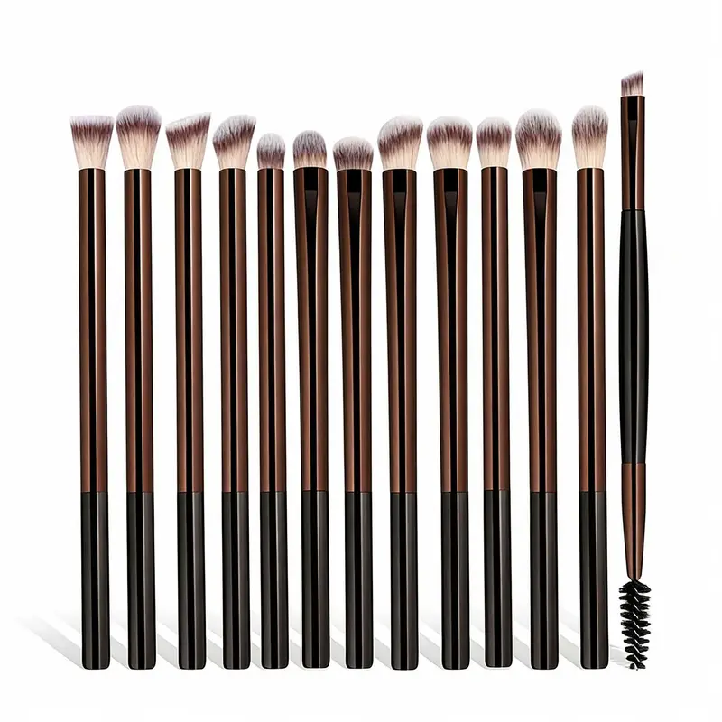 Multifuncional conjunto de pincéis de maquiagem para os olhos profissional sombra mistura corretivo sobrancelha delineador pincéis cosméticos beleza compõem