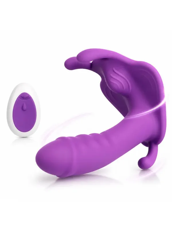Wearable Dildo Women Vibrator Remote Control Panties Egg G-Spot Massager Vagina Nipple Oral Stimulator Female Sex Toy