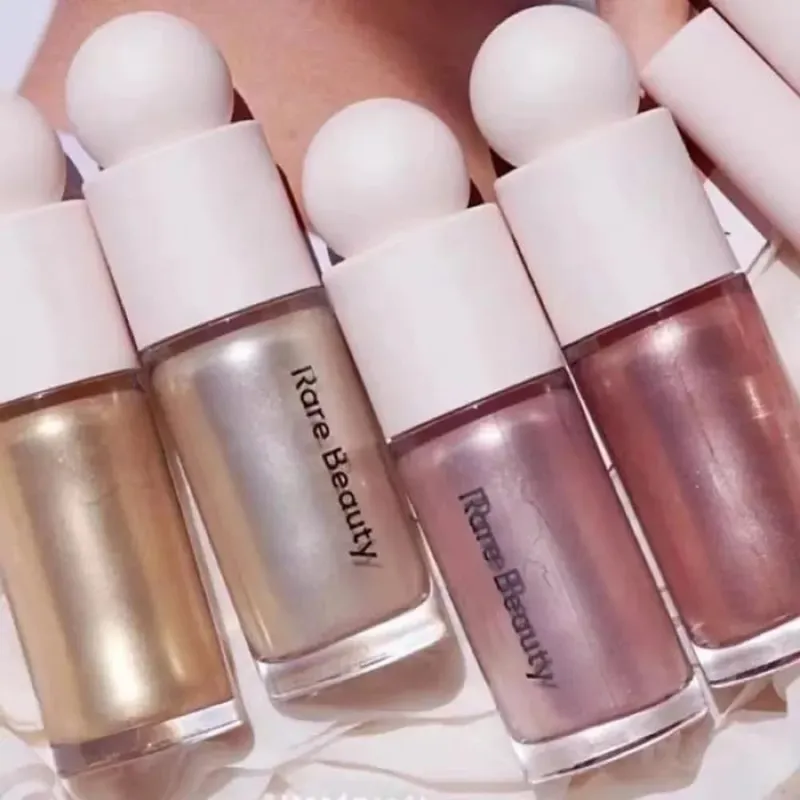 Raro beleza leve toque sedoso inovador iluminador à prova de transferência à prova de manchas resistente à água cosméticos de maquiagem de longa duração