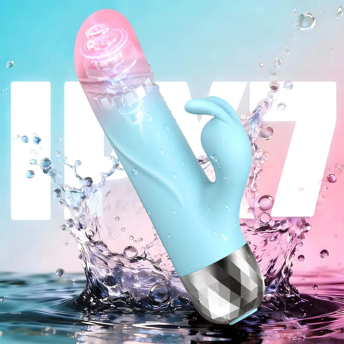 Vibrador coelho poderoso para mulheres, estimulador de clitóris, ponto g, vibrador, massageador vaginal, masturbação feminina, brinquedos sexuais para adultos