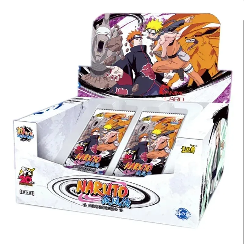 Genuíno naruto cartão coleção completa série coleção cartão luta capítulo pro capítulo brinquedo das crianças jogo cartão presente