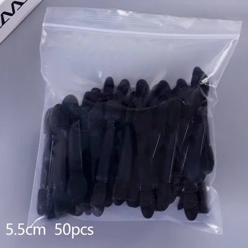10/30/300 pçs escova de sombra de extremidade dupla aplicadores de sombra 6.2cm pincéis de esponja de maquiagem para mulheres ferramenta de beleza cosmética