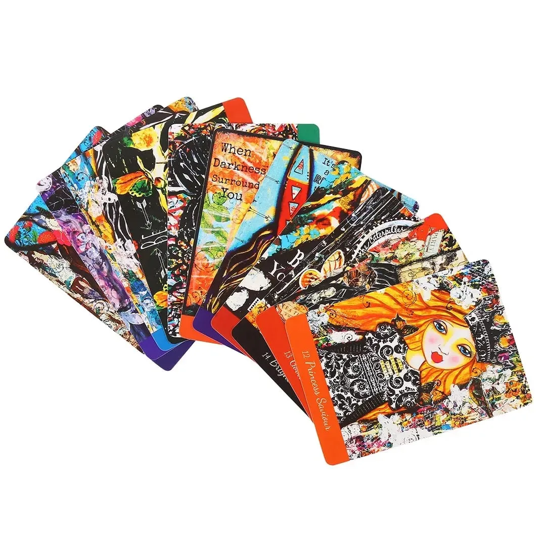Love Your Inner Goddess Oracle cards 44 deck Tarot English Visions Divination Edition Deck Borad Playing Games