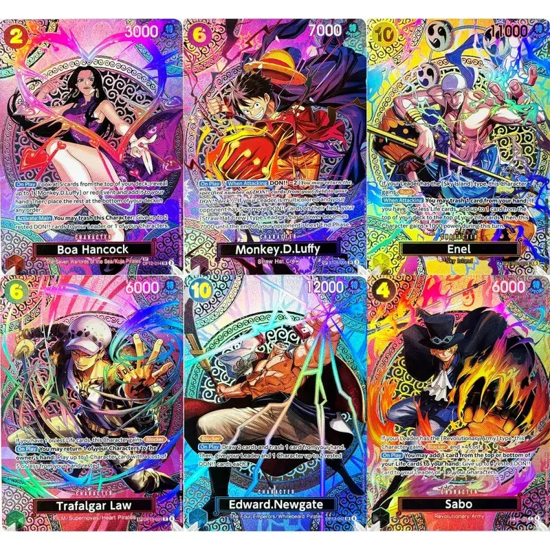 Conjunto completo de cartas de jogo de peça única sp, coleção completa de cartas raras de alta qualidade, réplica diy de cartão proxy de folha de anime [inglês/japonês]