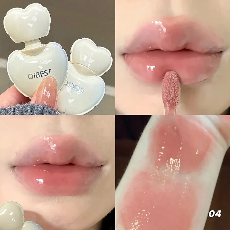 Rosa lábio geléia hidratante batom de longa duração espelho lábios brilho batom concurso estudante coreano cosméticos lábio esmalte mancha