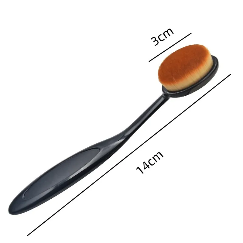 1/3PCS Large Foundation Brush Toothbrush Shape Makeup Make Up Tools Get Fast Even Application of Creams and Powders Cosmnetic