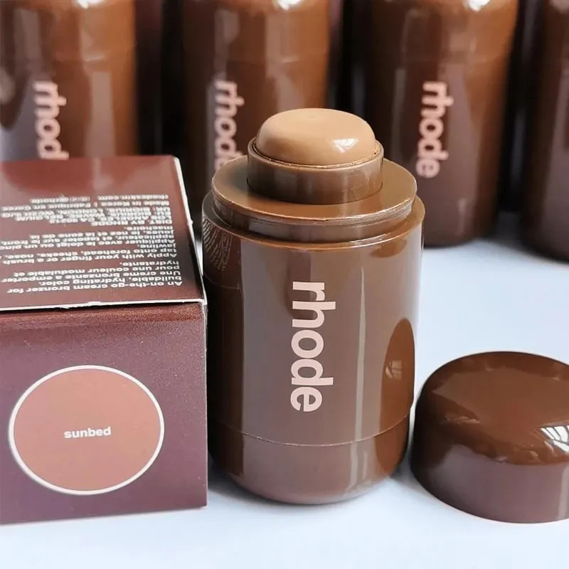 Nova chegada bolso bronze coutour vara rosto blush bochecha longa duração hidratante rosto iluminador blush bronzer escultura — image 12
