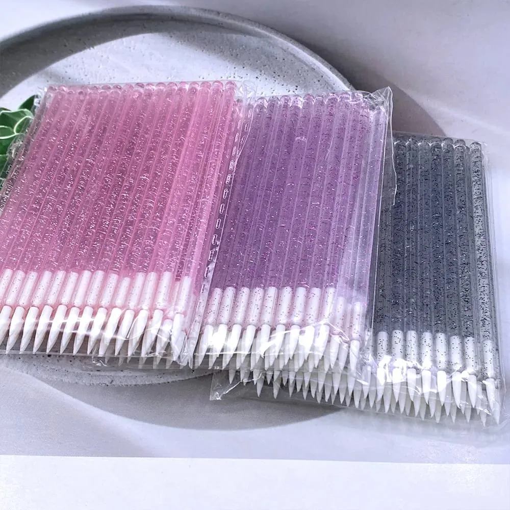 New Disposable Eye Shadow Makeup Eyeliner Brushes Crystal Wand Applicator Cosmetic Brush Eyelash Extension Female Beauty Tools