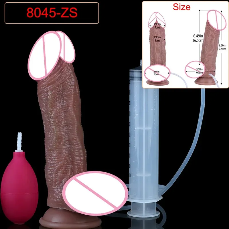 Veias profundas ultra esguichando vibrador silicone pele toque longo ejaculação butt plug para homens mulheres g-ponto estimular 18 + brinquedos sexuais