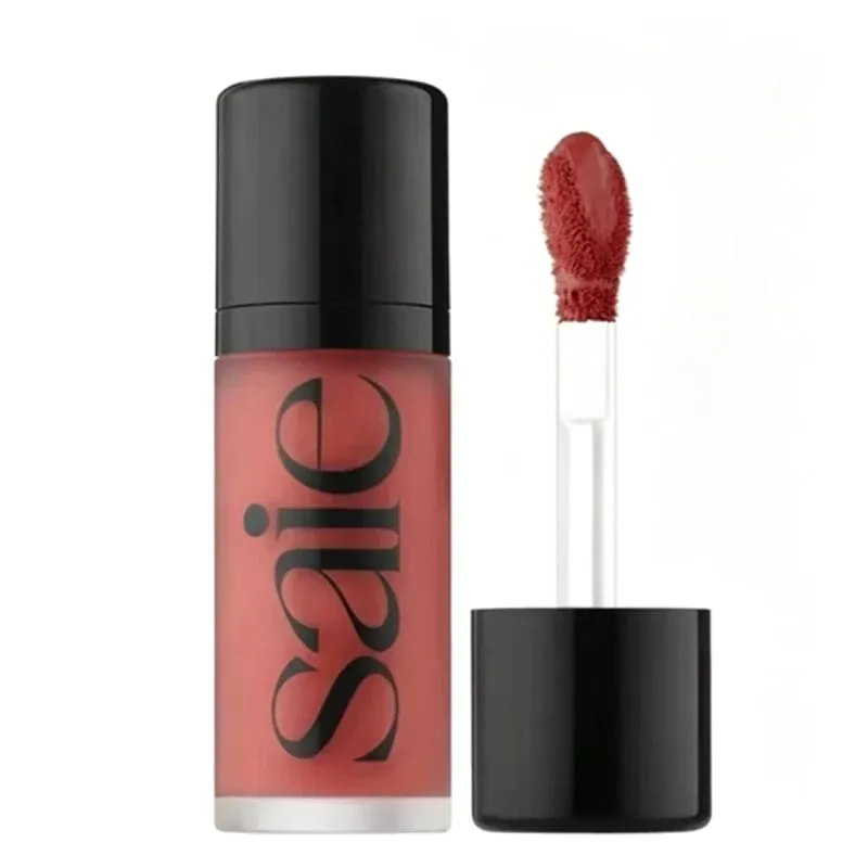 Saie Hydrating Dewy Liquid Blush Buildable Luminous Multi-Use Cheek & Lip Tint Suitable for All Skin Types Natural Facial Makeup