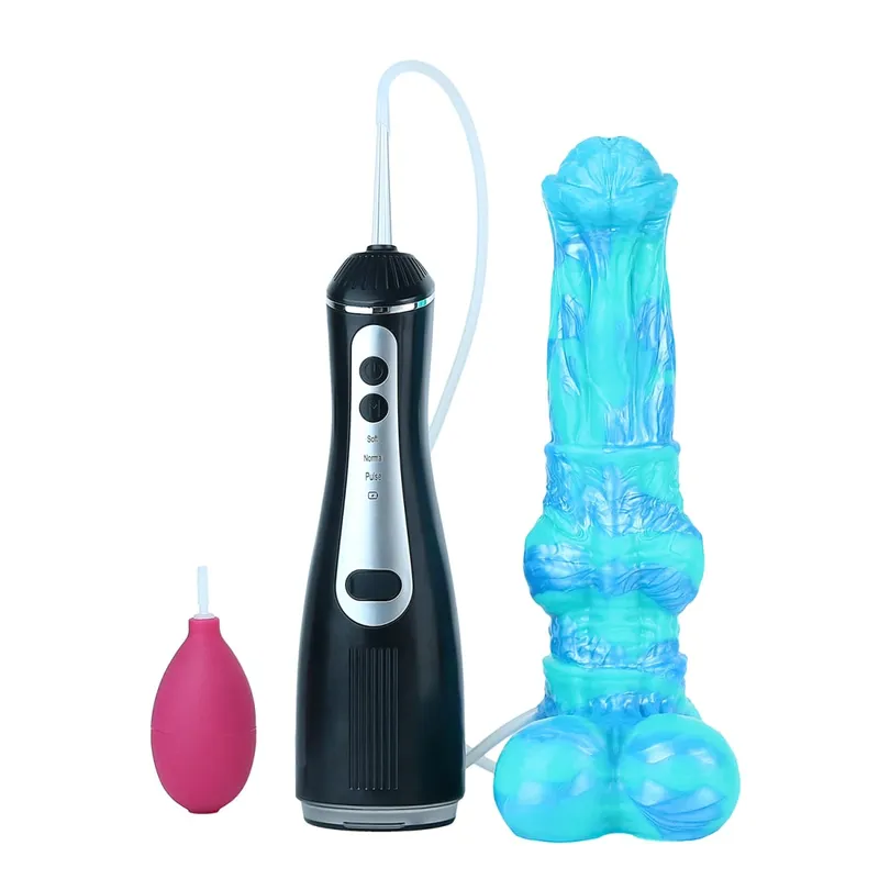 矽膠電動噴射幻想假陽具帶吸盤前列腺按摩器射精陰莖性玩具女式男式