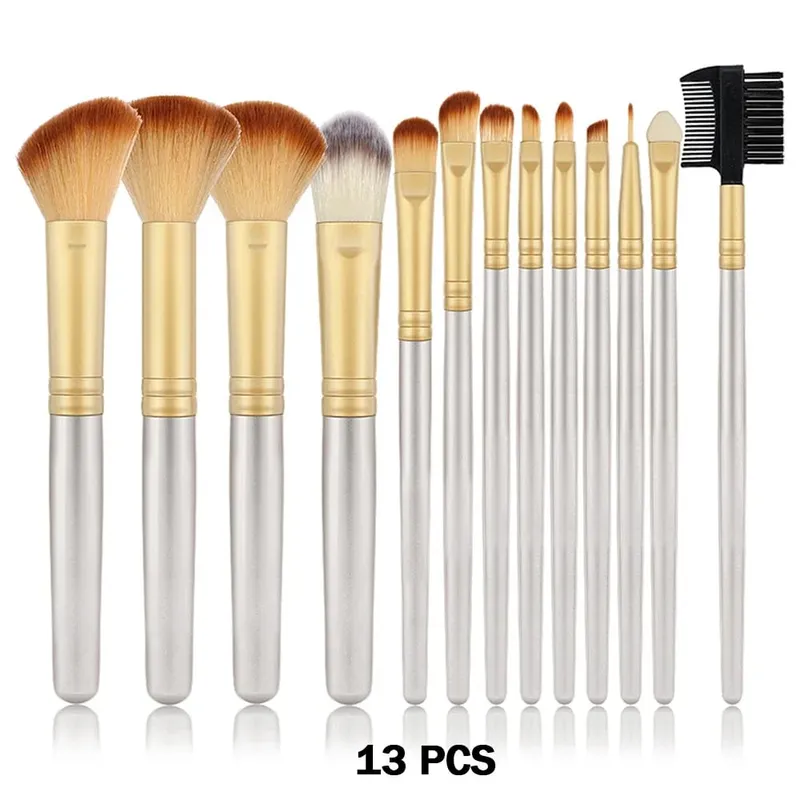 Conjunto de pincéis de maquiagem, 10/32 peças, pó macio, base, contorno, blush, corretivo, sombra, iluminador, ferramenta de beleza