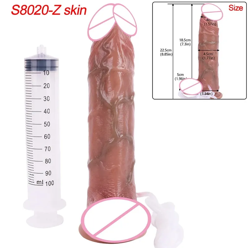 Veias profundas ultra esguichando vibrador silicone pele toque longo ejaculação butt plug para homens mulheres g-ponto estimular 18 + brinquedos sexuais