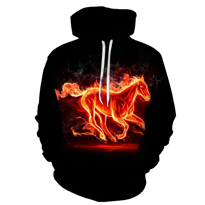 Horse Win Instant Success 3D Print Hoodies Interesting implication Animal Design Men Women Streetwear Pullover Casual Sweatshirt