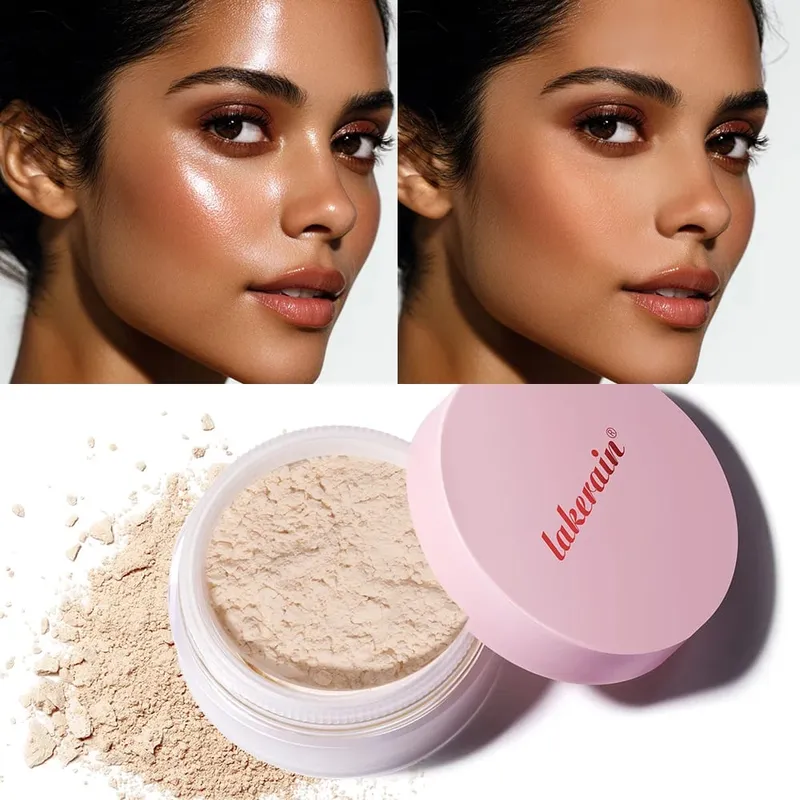 Setting Powder and Setting Spray Set Ultimate Blurring Oil Control Matte Waterproof Long-Lasting Blurs Oil Control Makeup Kit