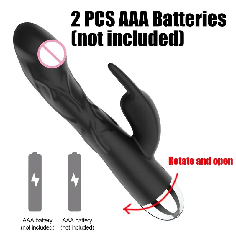 Vibrador de coelho de silicone 3 em 1, ponto G, clitóris, contas anais, estimulador, 10 modos de impulso, brinquedo sexual vibratório para mulheres — image 19