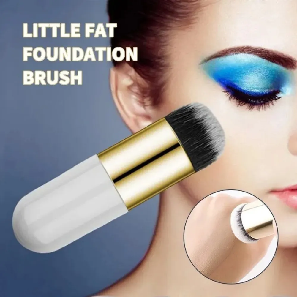 Profissional plana creme pincéis de maquiagem rosto bochecha contorno blush fundação escova traceless aplicação impecável ferramentas de maquiagem