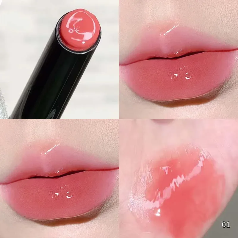 Mirror Jelly Lipstick Lasting Moisturising 6 Colors Water-light Lip Gloss Waterproof Pink Lip Tint Korean Makeup Women Cosmetics — image 7