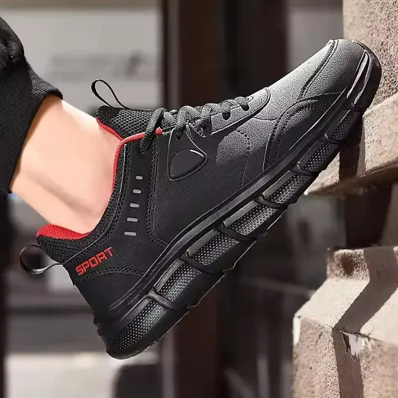 Men Waterproof Athletic Sneakers Breathable Comfortable Casual Sneaker Ear-resistant Non Slip Walking Men Shoes Tenis Masculino