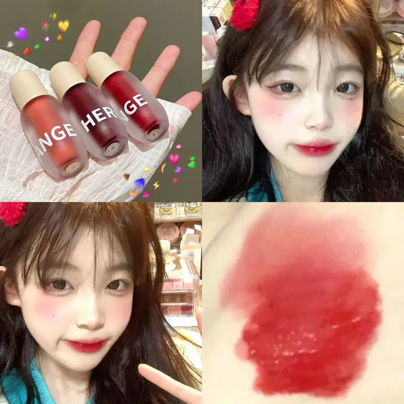 Matte Frosted Lip Gloss Long‑Wear Non‑Sticky Liquid Lipstick Moisturizing Pigmented Lip Tint Daily Makeup Cosmetic