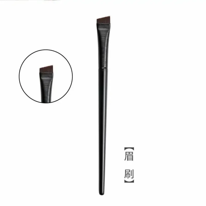 Pincéis de maquiagem para mulheres, lâmina plana e fina, pincel para contorno de sobrancelha, delineador, delineador profissional, ferramentas de beleza cosméticas