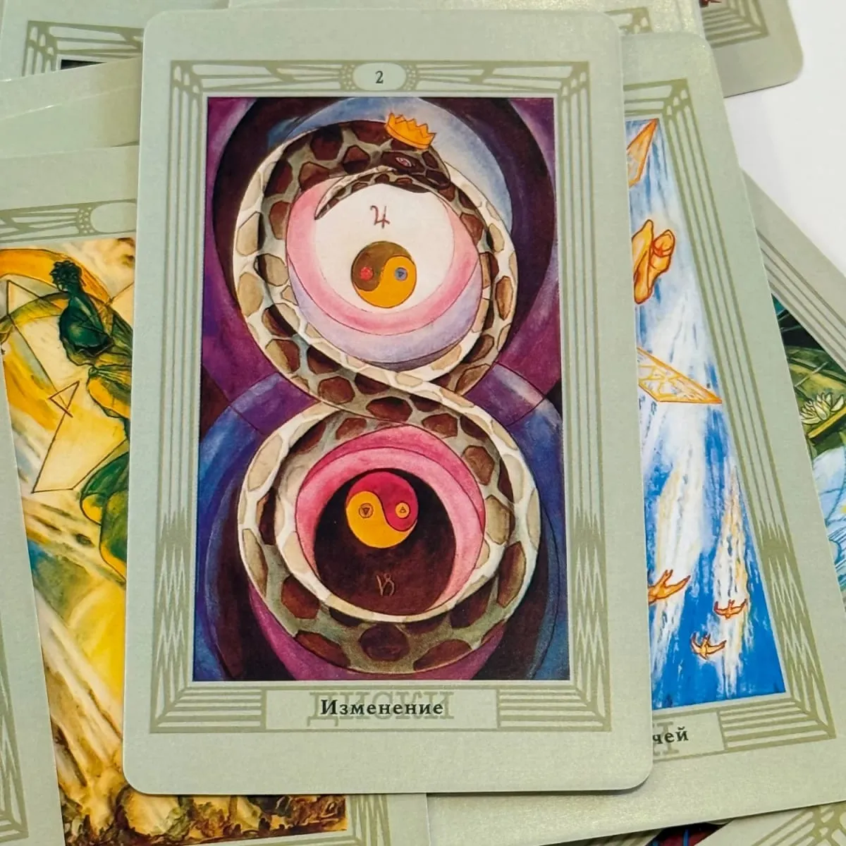 Thoth tarô cartas russo/espanhol/inglês edição oracle board jogando jogos de mesa para festa