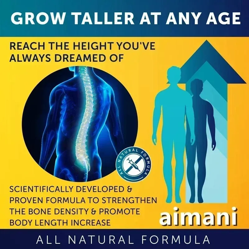 Calcium Vitamin D3 Zinc Increase Complement Promote Bone Growth and Health Increase Height for Adults and Kids
