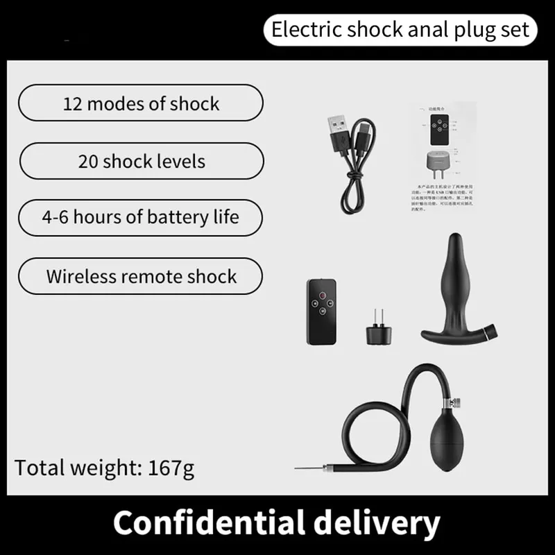 10-frequência vibração próstata grânulo inflação enorme anal plug orgasmo elétrico masturbação massageador sexo produto butt plug sextoy