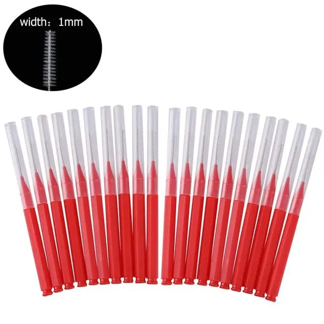 20 pçs mini escova de sobrancelha sobrancelha perm escova descartável sobrancelha levantamento escovas dobrável micro cílios escova aplicadores ferramentas de maquiagem — image 12