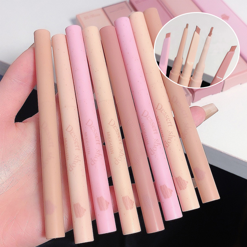 Sobremesa Lip Liner Rotação automática à prova d'água com duração sem contorno de cor caneta batom labial
