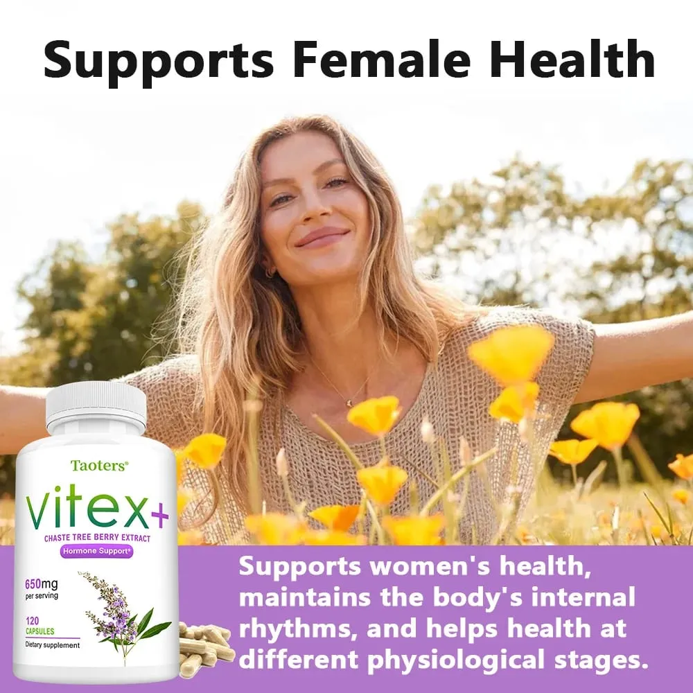 Vitex - 貞潔樹漿果萃取 - 更年期支持體重管理平衡情緒幫助改善皮膚