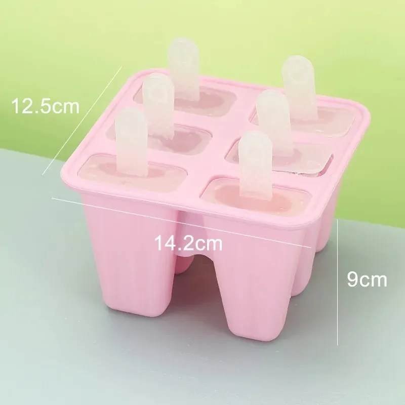 冰棒模具 6 件矽膠冰棒模具不含 BPA 冰棒模具可重複使用易脫模冰棒製作 — image 12