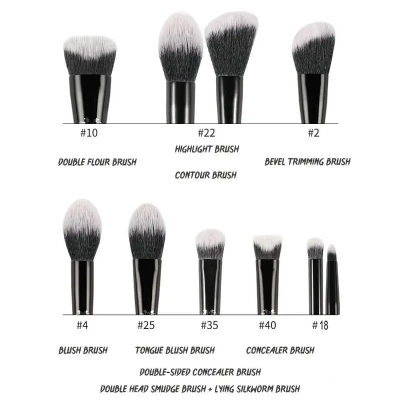 KVD化妝刷系列腮紅粉底遮瑕眼影暈染美容美容軟刷工具Maquiagem