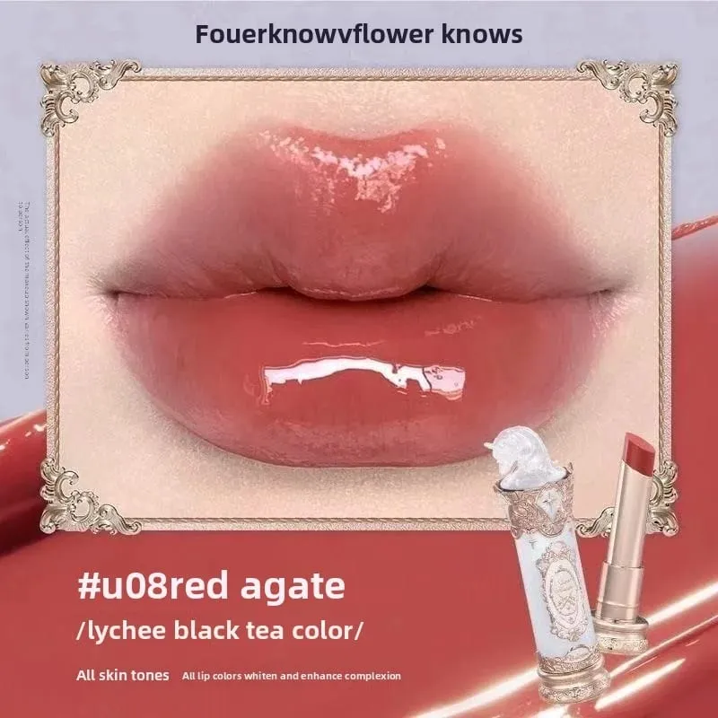 Flower Knows Unicorn Paleta de sombras vintage blush iluminador batom fofo cosméticos femininos para mulheres