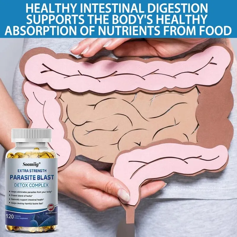 Parasite Blast - Bowel Cleansing Supplement Digestive Health Immune Health Parasite Removal and Improve Digestion