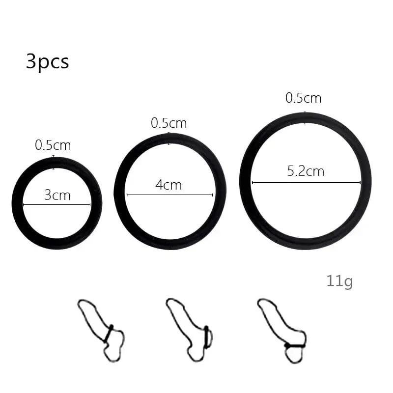 3/4 pçs anéis de pênis anéis penianos manga atraso ejaculação silicone frisado tempo ereção duradoura brinquedos sexuais para homens jogos adultos