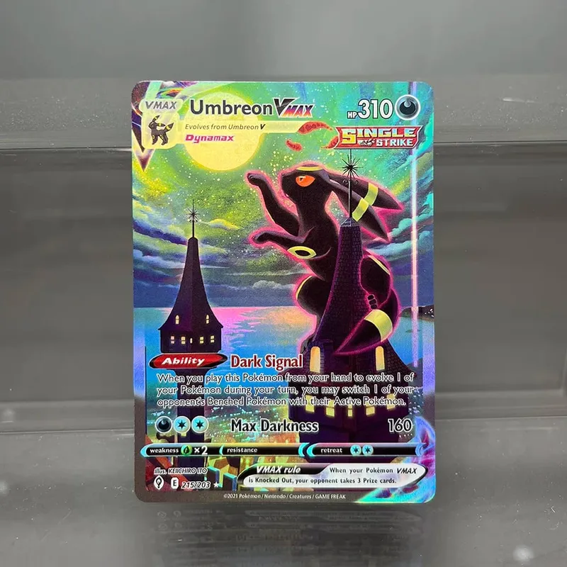 箔 PKM 單卡皮卡丘噴火龍 EX 泡泡喵遊戲稀有收藏卡 PTCG 彩虹代理卡 — image 9