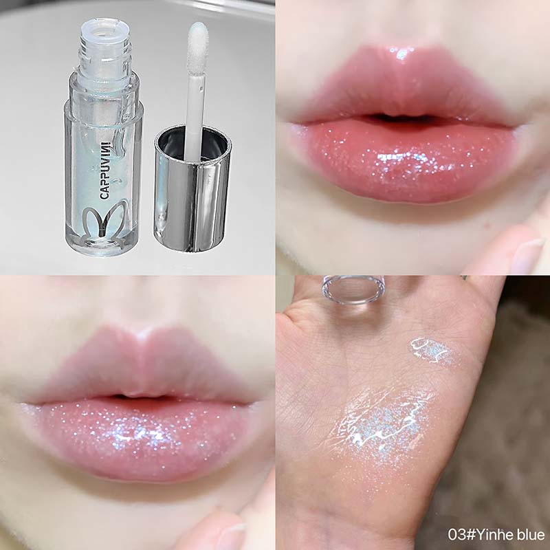 Marrom brilho labial esmalte duradouro brilho labial espelho de água brilho labial à prova dwaterproof água geléia plumping batom compõem hidratante matiz labial