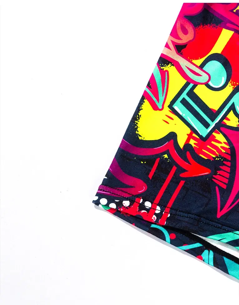 5-Pcs Men's Boxer Briefs Random Graffiti Print Trendy Christmas Pattern Underwear Comfortable Boxer Shorts