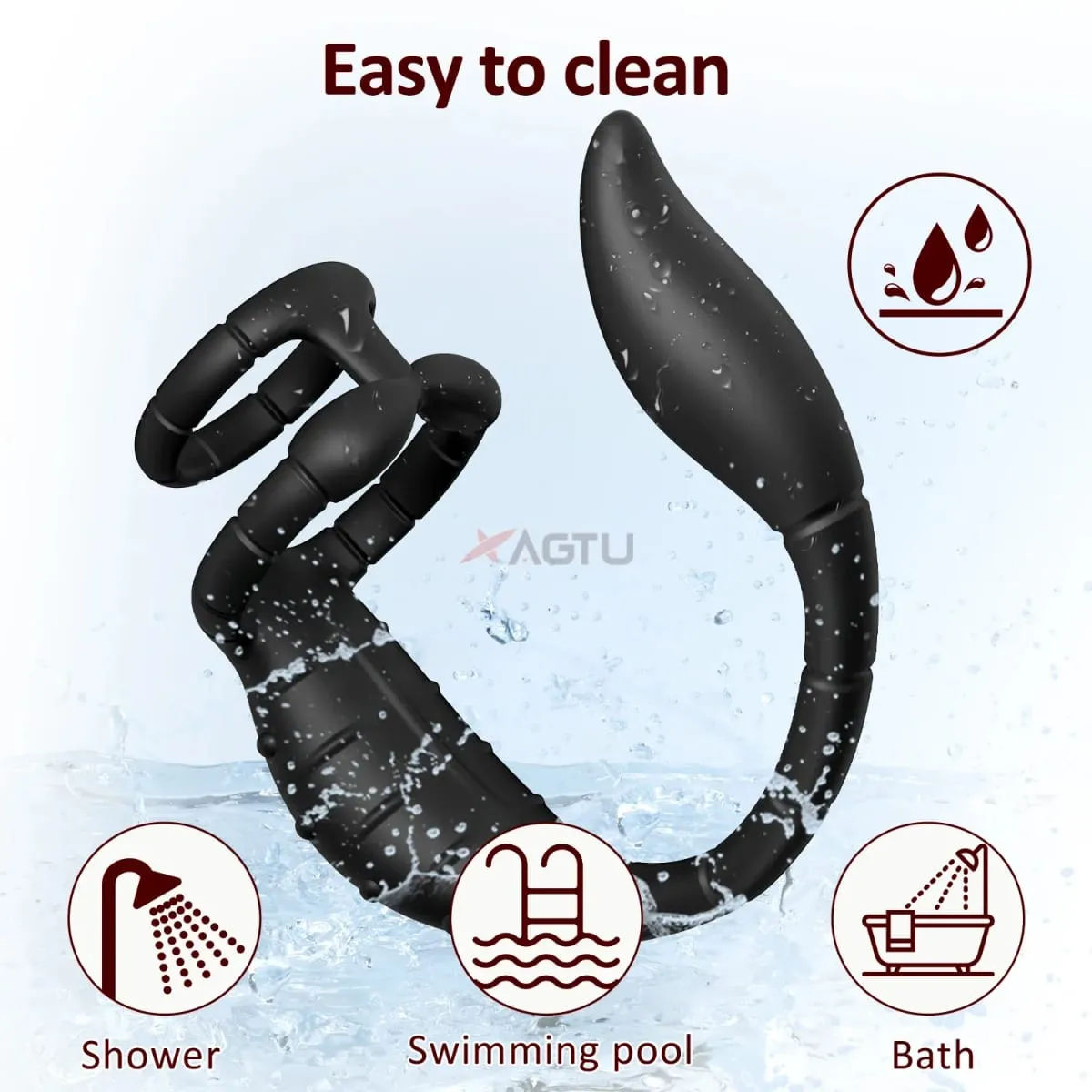 Plugue vibratório para bunda com controle por aplicativo, anel peniano para homens, massageador de próstata para gay, vibrador anal, anel peniano, brinquedo sexual adulto para homens