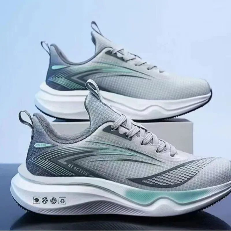 Novo tênis de corrida verão novo teste físico estudantes do ensino médio rebote amortecimento tênis masculino tenis masculino