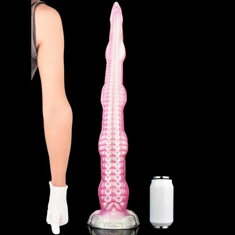 65cm longo butt plug com ventosa s m l xl xxl fantasia polvo perna vibrador anal contas 5 tamanhos brinquedos sexuais para mulher homem — image 25