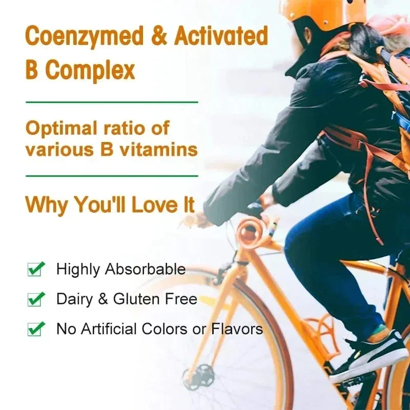 Vitamin B Complex Capsules - Helps Improve Immunity Neutralizes The Energy in Cells Improves Immunity and The Nervous System