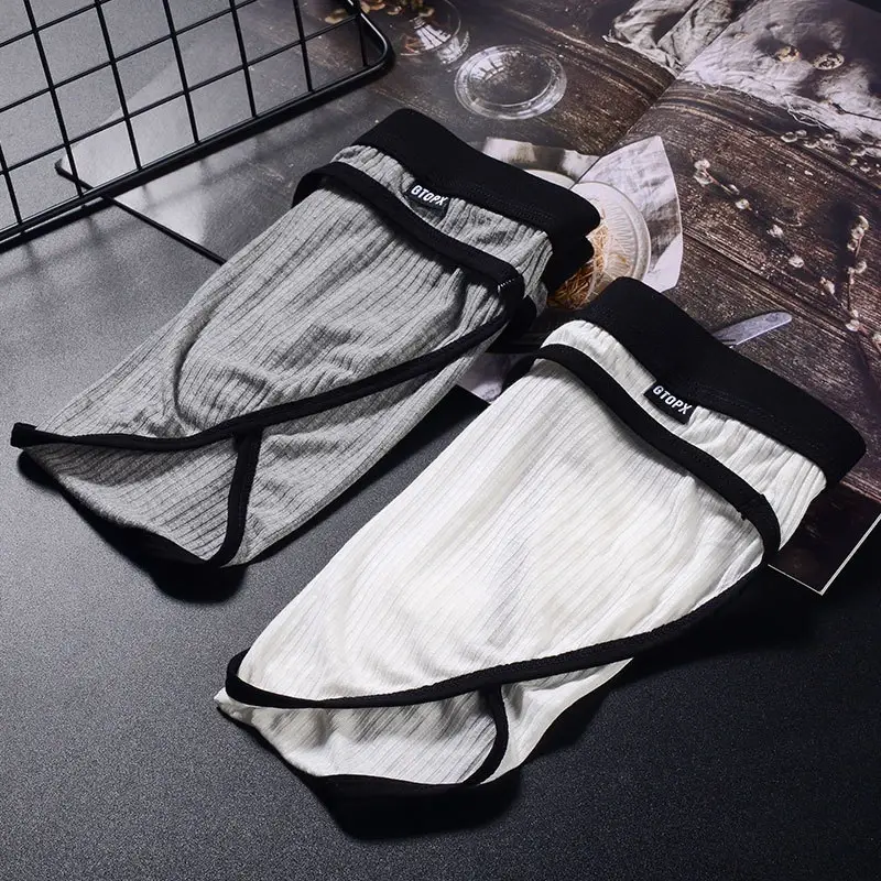 Мужское нижнее белье sissy ropa Interior hombre Thread сексуальные трусики-боксеры и трусы Big Bag U выпуклые cuecas homem masculinas GTOPX MAN