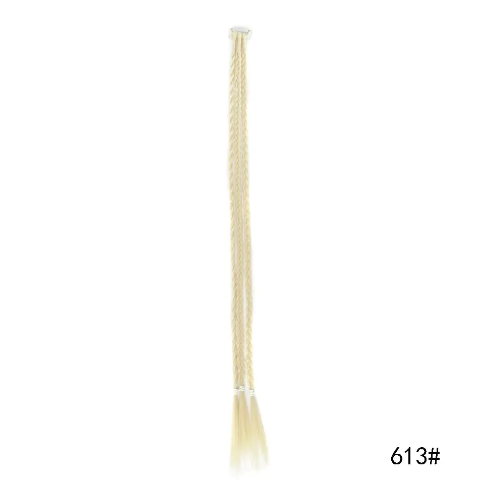 Synthetic Braid Clip in Hair Extensions Braids Long Ponytail Hairpieces For Women Kids Girls Daily Party Cosplay