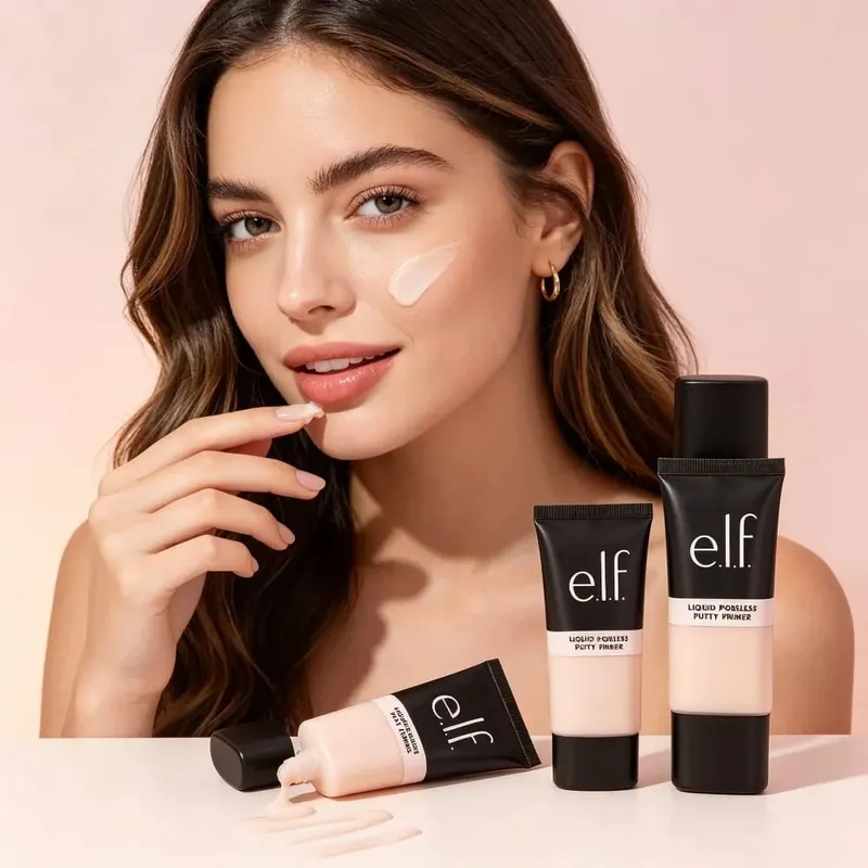 duende. Líquido poreless putty primer creme textura facial maquiagem base poros minimizando controle de óleo impecável pele cosméticos